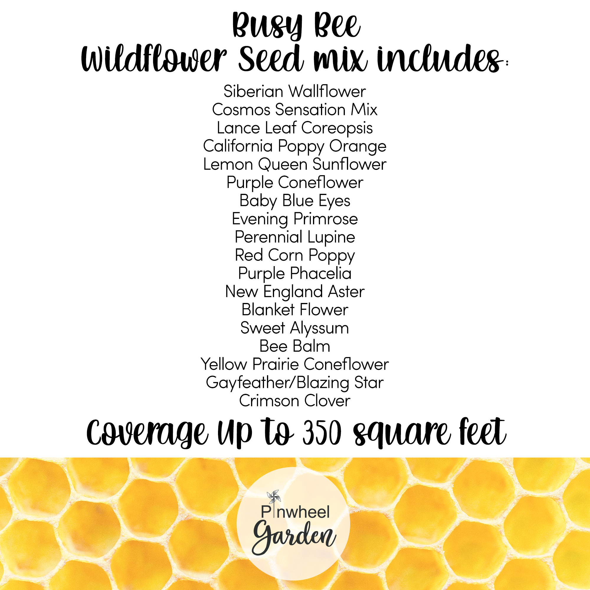 Busy Bee Flower Seed Mix Busy Bee Flower Seed Mix