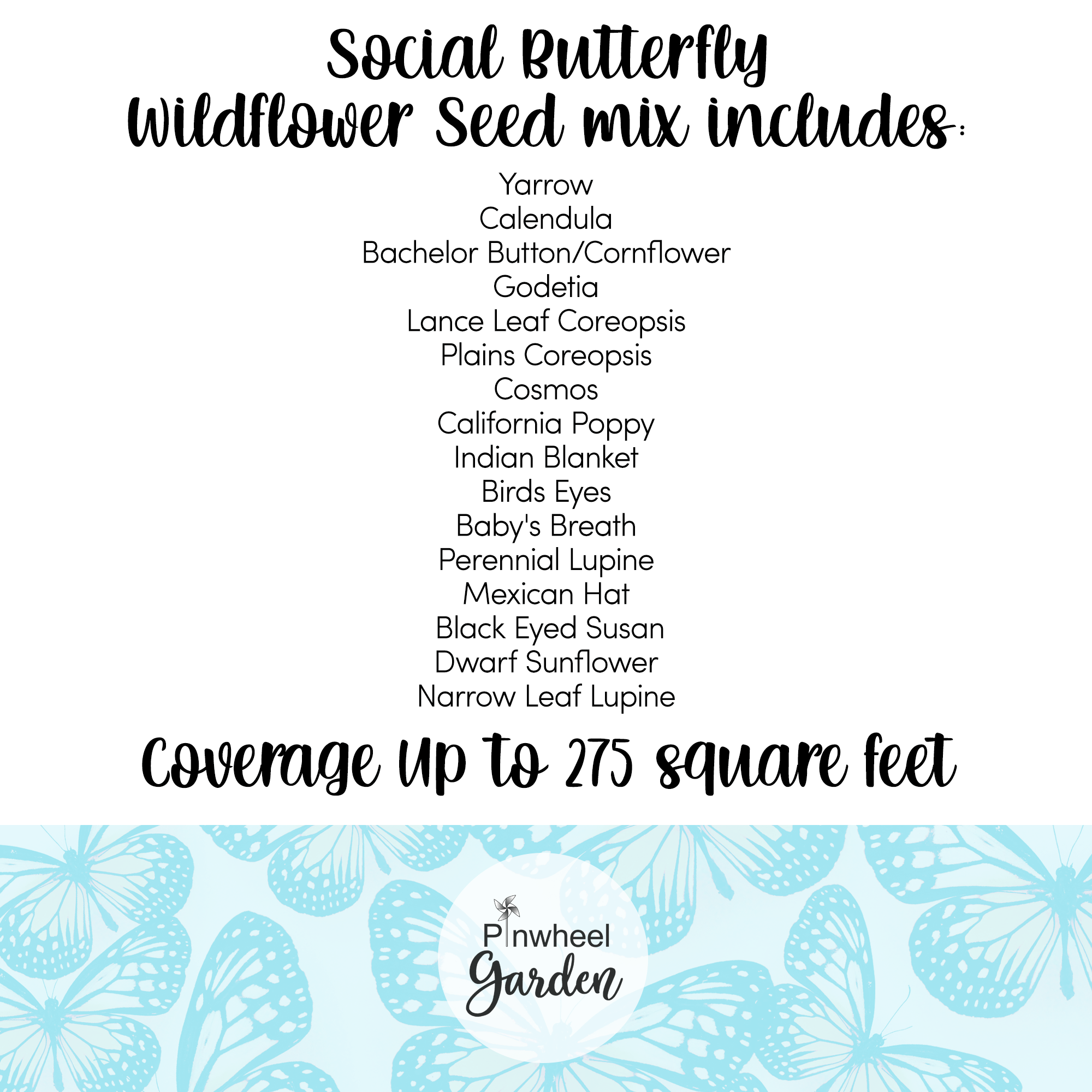 Social Butterfly Flower Seed Mix Social Butterfly Flower Seed Mix