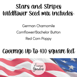 Stars and Stripes Flower Seed Mix