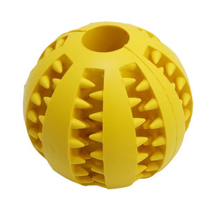 Interactive Rubber Dog Ball by Pinwheel Pets